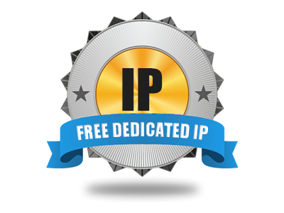 A free Dedicated IP address